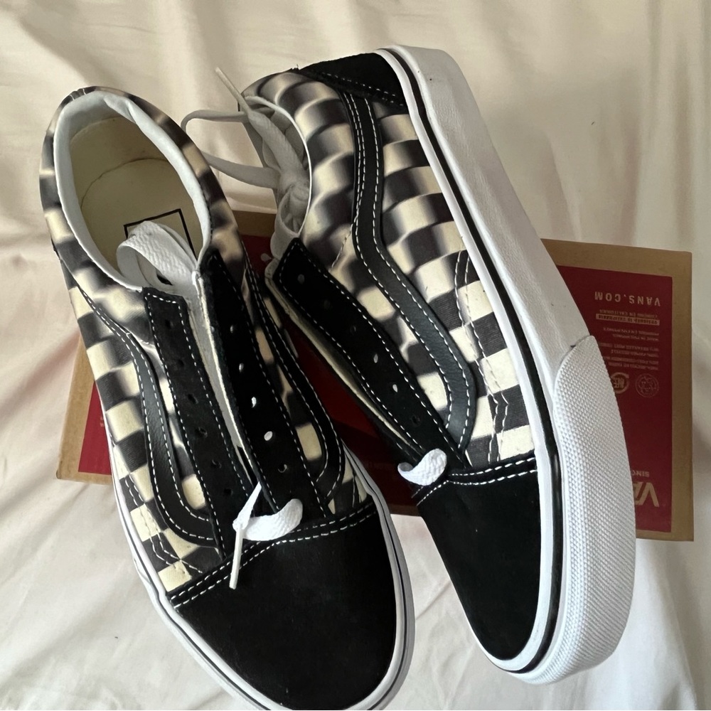 Vans Old School Checkered 
Size 5.5W
#vans #vansoldschool